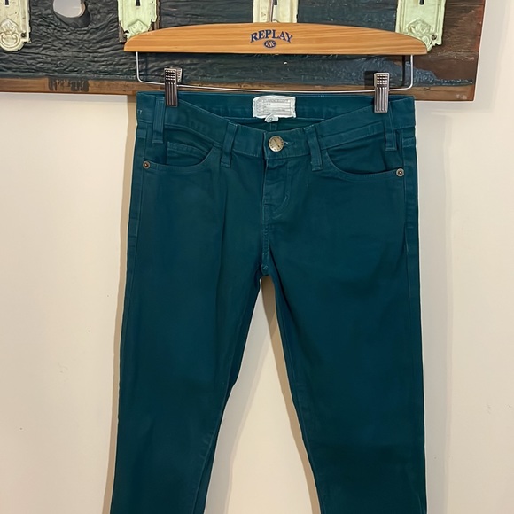 Current Elliot The Skinny Ankle Atlantic Coated Jeans - Picture 5 of 14